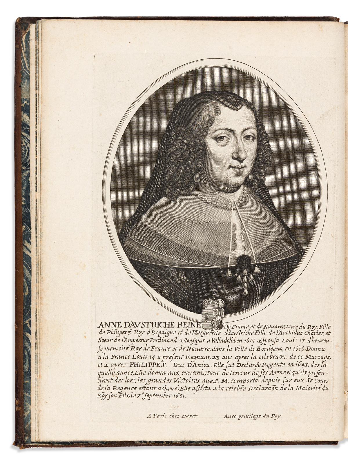 Eustache Le Noble (1643-1711) Les Amours dAnne dAutriche, Epouse de Louis 13, avec le Cardinal Richelieu, le Veritable Pere de Louis